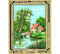 Canevas Pénélope Antique Le Hameau 30x40cm - Mrcu722047