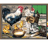 Canevas Pénélope Antique Les Petits Curieux 40x50cm