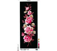 Canevas Pénélope Antique Roses Roses 25x60cm - Mrcu62166