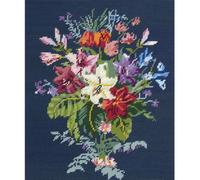 DMC Canevas Penelope Imprimé Bouquet 40 x 50 cm