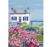 Canevas Penelope Imprimé Bretagne 40 X 50 Cm