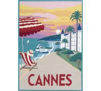 Canevas Penelope Imprimé Cannes 40 X 52 Cm