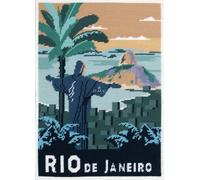 Canevas Penelope Imprimé Rio 40 X 52 Cm