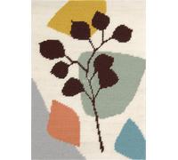 Canevas Penelope Imprimé Tapisserie Végétal Abstrait 21x29,5 Cm