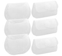 Canevas Plastique Lot de 6 feuilles toile en maille plastique avec trous 2 mm for tricot, accessoires sac à main, artisanat, couture, matelassage, crochet, facile