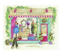 Canevas - Point de croix - Niveau confirmé - Chic boutique - DMC - Toile + fils