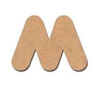 Canevas pour enfant Loisirs créatifs - Lettre en bois 7 cm M