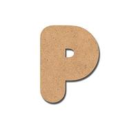 Canevas pour enfant Loisirs créatifs - Lettre en bois 7 cm P