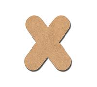 Canevas pour enfant Loisirs créatifs - Lettre en bois 7 cm x