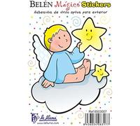 Canevas pour enfant - Petit Sticker de Noël Ange Nuage