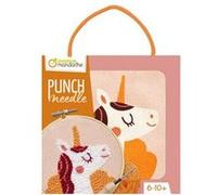 Canevas - Punch Needle - Licorne - Enfant - Avec tambour et accessoires
