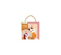 Avenue Mandarine – Kit point de croix enfant Punch Needle Licorne 18 cm – À partir de 6 ans
