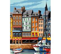 Canevas Seg N17 Facade Honfleur 40x50 Cm - Se926.341
