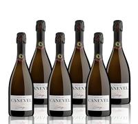 CANEVEL "SETÀGE EXTRA DRY" | Valdobbiadene Prosecco Superiore DOCG | 6x750 ml | Pack 6 bouteilles
