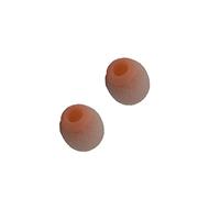 Canfon Lot de 2 housses de pare-brise en mousse avec support en silicone compatible avec micro Rode Smartlav+ Lavalier de 4 à 5 mm de diamètre (couleur de la peau)