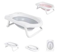 Cangaroo baignoire pour bébé pliable Maui, 84 cm de long, écoulement d'eau, coloris:gris