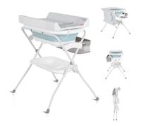 Cangaroo baignoire pour bébé Table à langer Como 2 en 1 pliable matelas à langer, coloris:bleu