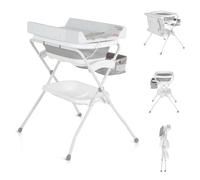 Cangaroo baignoire pour bébé Table à langer Como 2 en 1 pliable matelas à langer, coloris:gris