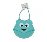 Cangaroo bavoir bébé pépite silicone fermeture réglable sac pour restes de repas, coloris:turquoise
