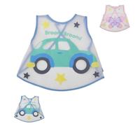 Cangaroo, bavoir bébé repas 1005 étanche, fermeture automatique, matière EVA, coloris:bleu
