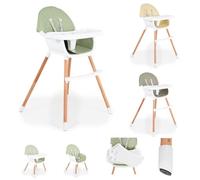Cangaroo chaise haute enfant Gelato 2 en 1 sangle, chaise enfant, table réglable, coloris:verdoyant