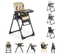 Cangaroo chaise haute pour enfant Tiramisu 2en1 pliable 5 positions basculement, coloris:doré