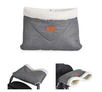 Cangaroo, chauffe-mains pour poussette Luxe Handmuff la poussette Auto-fermeture, coloris:gris