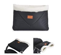 Cangaroo, chauffe-mains pour poussette Luxe Handmuff la poussette Auto-fermeture, coloris:noires