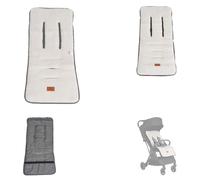 Cangaroo coussin d'assise siège pour poussette bébé Luxe Universel grand confort, coloris:gris