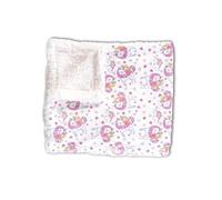 Cangaroo couverture bébé licorne, taille 105 x 75 cm, couverture douillette, coloris:rose