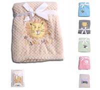 Cangaroo, couverture polaire pour bébé Freya, taille 80 x 110 cm, coloris:beige