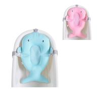 Cangaroo Filet de bain bébé Bailey Coussin bain support de bain clips plastique, coloris:bleu