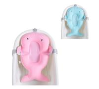 Cangaroo Filet de bain bébé Bailey Coussin bain support de bain clips plastique, coloris:rose