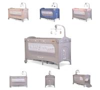 Cangaroo lit de voyage Once upon a time 2 niveaux entrée latérale matelas mobile, coloris:gris