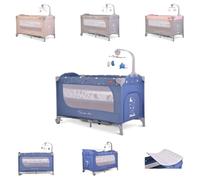 Cangaroo lit de voyage Once upon a time parc deux niveaux matelas matelas langer, coloris:bleu