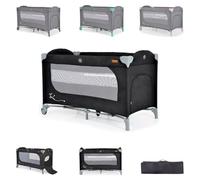 Cangaroo Lit voyage Skyglow 2 niveaux Roues Matelas Entrée latérale Sac Freins, coloris:noires