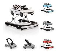 Cangaroo marchette pour bébé Cabrio 2 in1 design de voiture réglable en hauteur, coloris:blanc noir