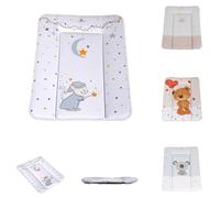 Cangaroo, matelas à langer Soft 50 x 70 cm, rembourré, bord surélevé, lavable, coloris:blanc