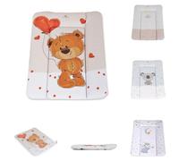 Cangaroo, matelas à langer Soft 50 x 70 cm, rembourré, bord surélevé, lavable, coloris:brunir