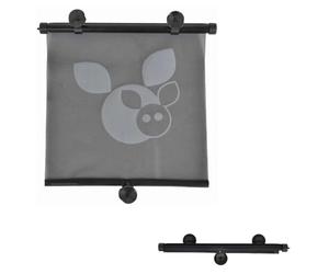 Cangaroo pare-soleil de fenêtre voiture pour enfants 40,5x45 cm trois ventouses, coloris:noires