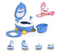 Cangaroo pot pour enfant Mono couvercle poignées récipient amovible antidérapant, coloris:bleu