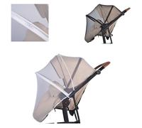 Cangaroo poussette Moustiquaire universelle, fermeture éclair, poussette, coloris:blanc