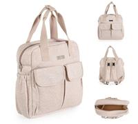 Cangaroo, sac à langer Mivida Clips Matelas à langer Fermeture éclair Bretelles, coloris:beige
