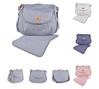 Cangaroo sac à langer Naomi matelas à langer, sangle réglable, fermeture éclair, coloris:gris