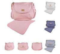 Cangaroo sac à langer Naomi matelas à langer, sangle réglable, fermeture éclair, coloris:rose