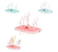 Cangaroo sèche-biberon Coral, pour biberons, suces et accessoires sans bisphénol, coloris:rose