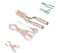 Cangaroo set de brosses nettoyer les biberons 4 pièces 2 brosses brosse à paille, coloris:rose