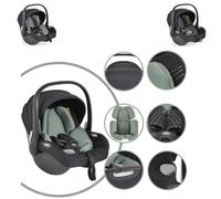Cangaroo, siège bébé i-Size (40-83cm) groupe 0+ ceinture, appui-tête réglable, coloris:verdoyant