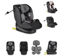 Cangaroo, siège enfant i-Size Castor (40-150cm) groupe 0/1/2/3 Isofix, coloris:gris
