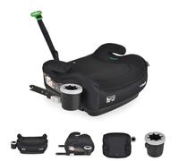 Cangaroo, siège enfant, rehausseur i-Swift (125-150cm) groupe 3, porte-boisson, coloris:noir blanc